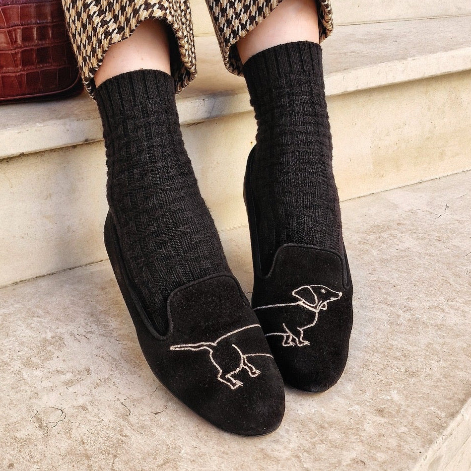Everyday Crew Socks - 5 Pairs in Black