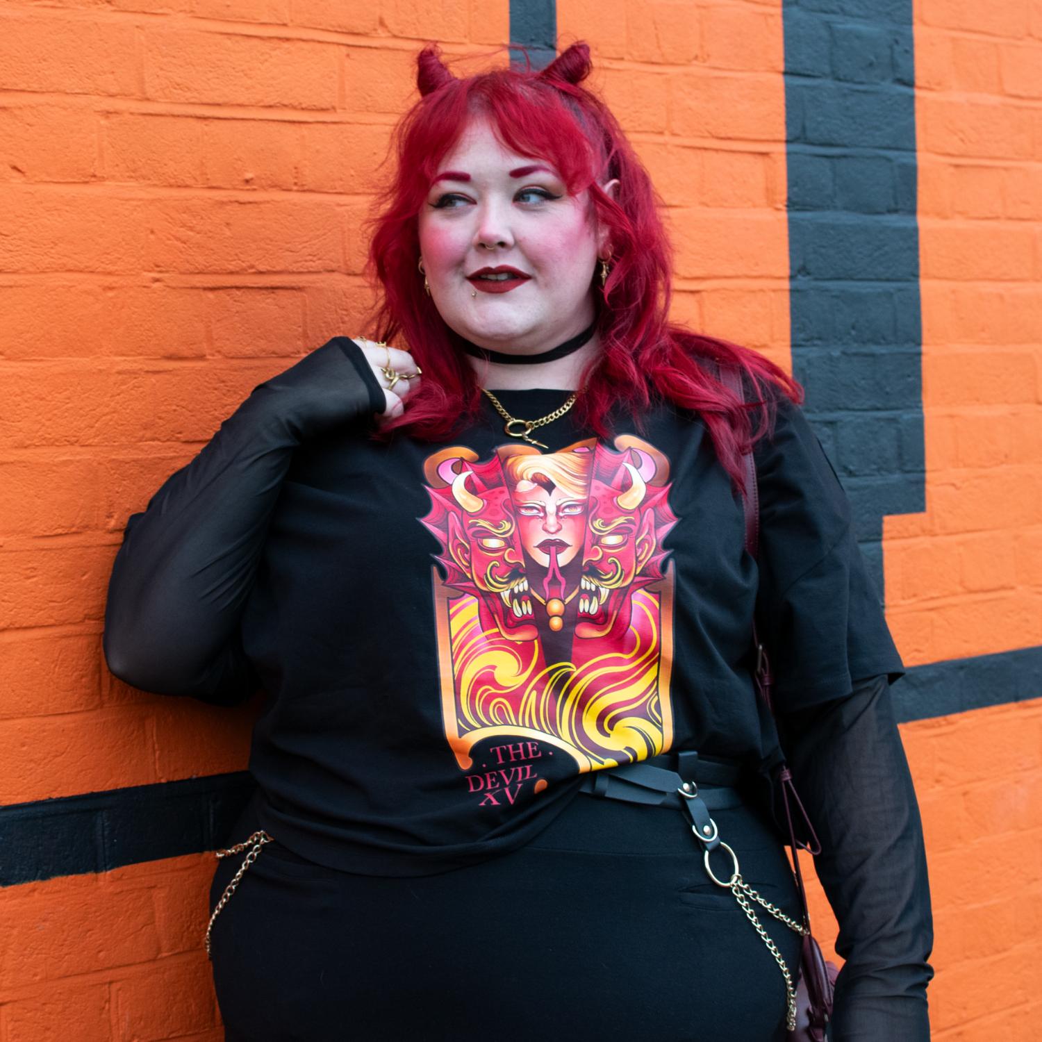 Major Arcana Boxy Tee - XV The Devil