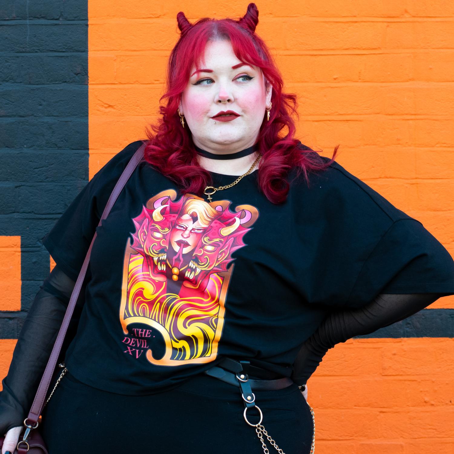 Major Arcana Boxy Tee - XV The Devil