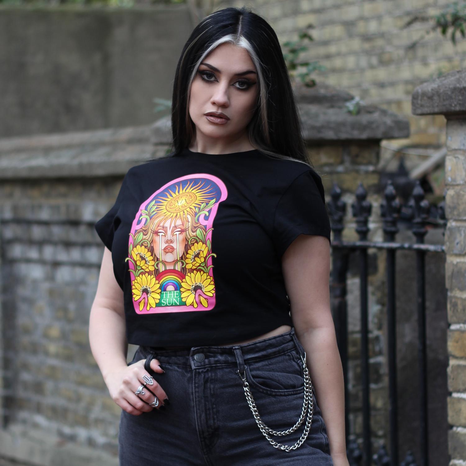 Major Arcana Baby Tee - XIX The Sun