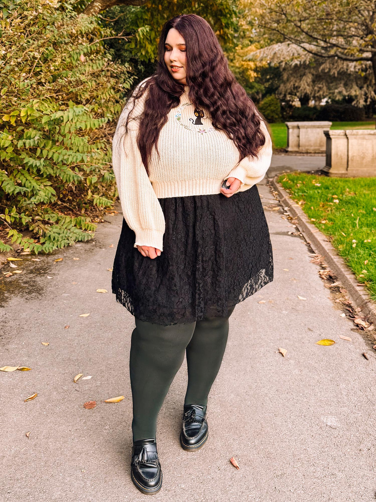 120 Denier Super-Opaque Tights - Crocodile