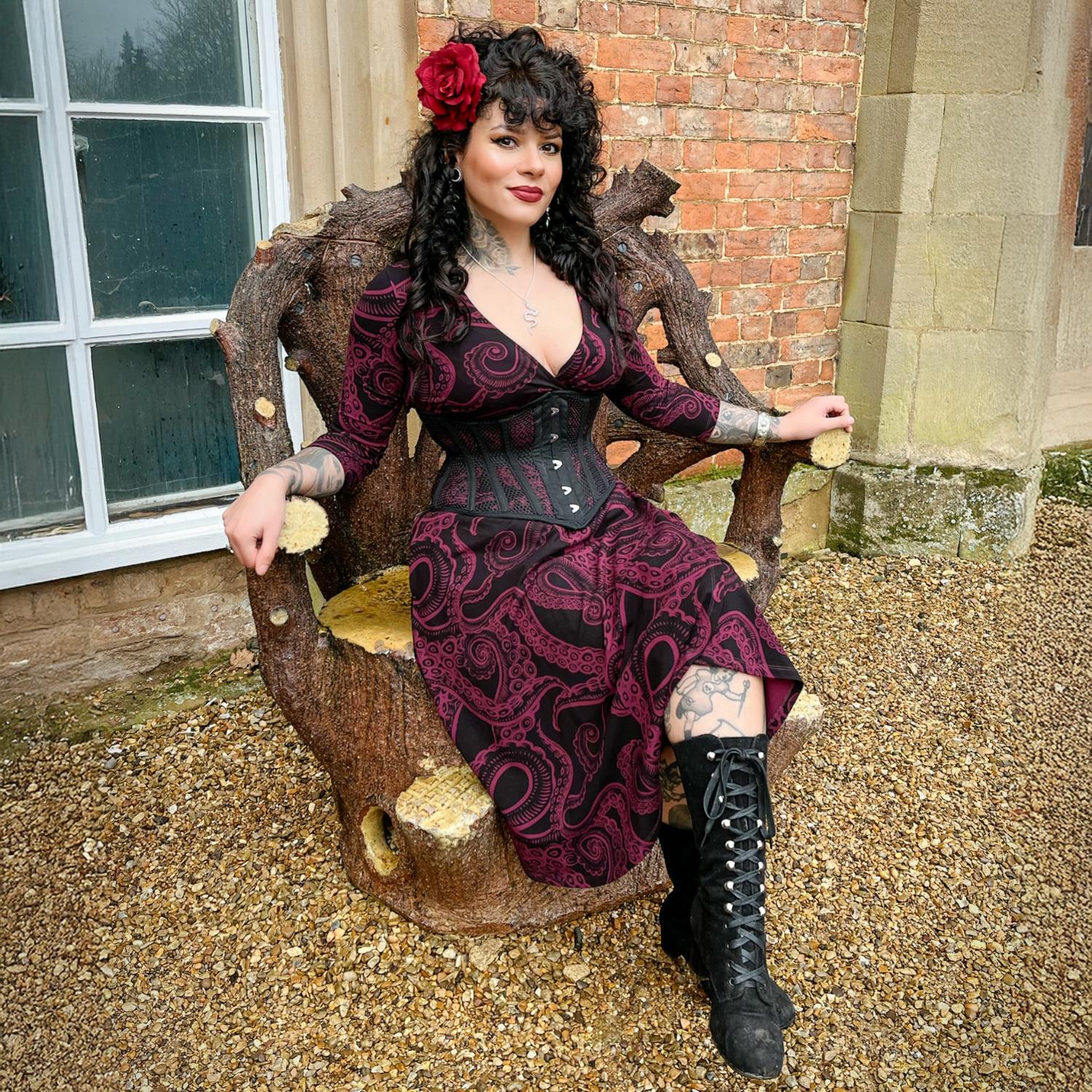 Wrap Dress - Kraken's Embrace