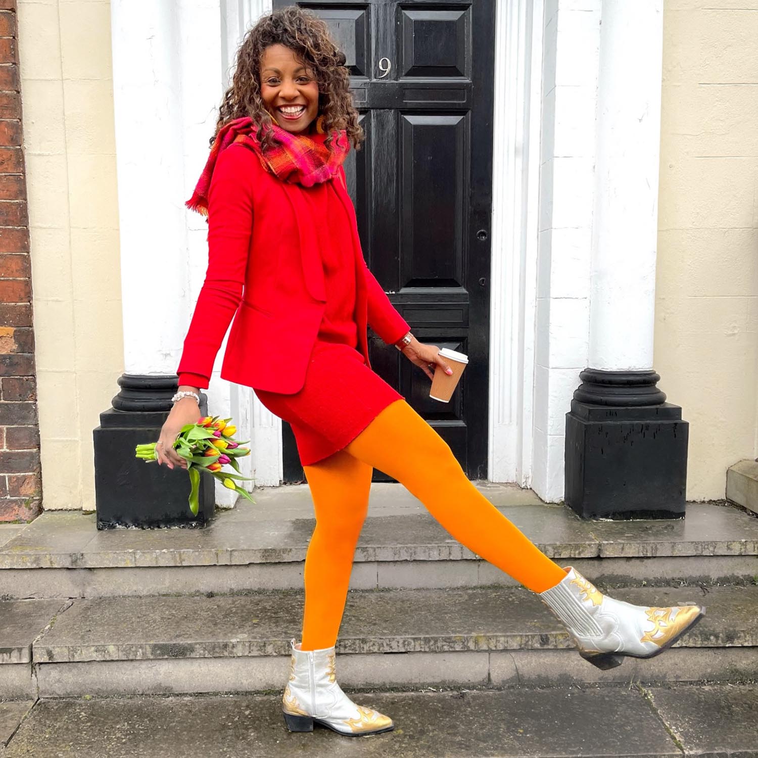 80 medias Denier - Papaya