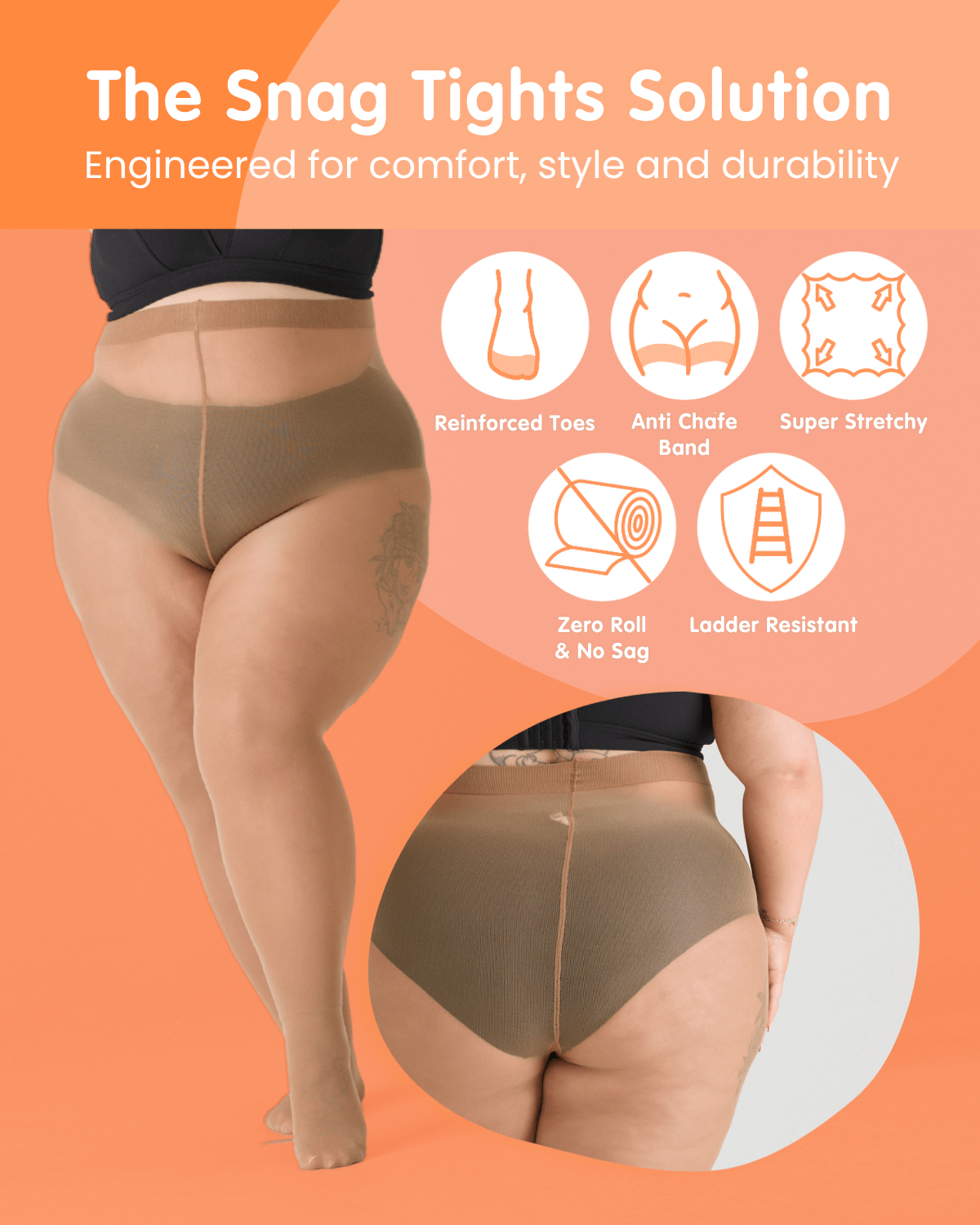 50 Denier Tights - Barbara