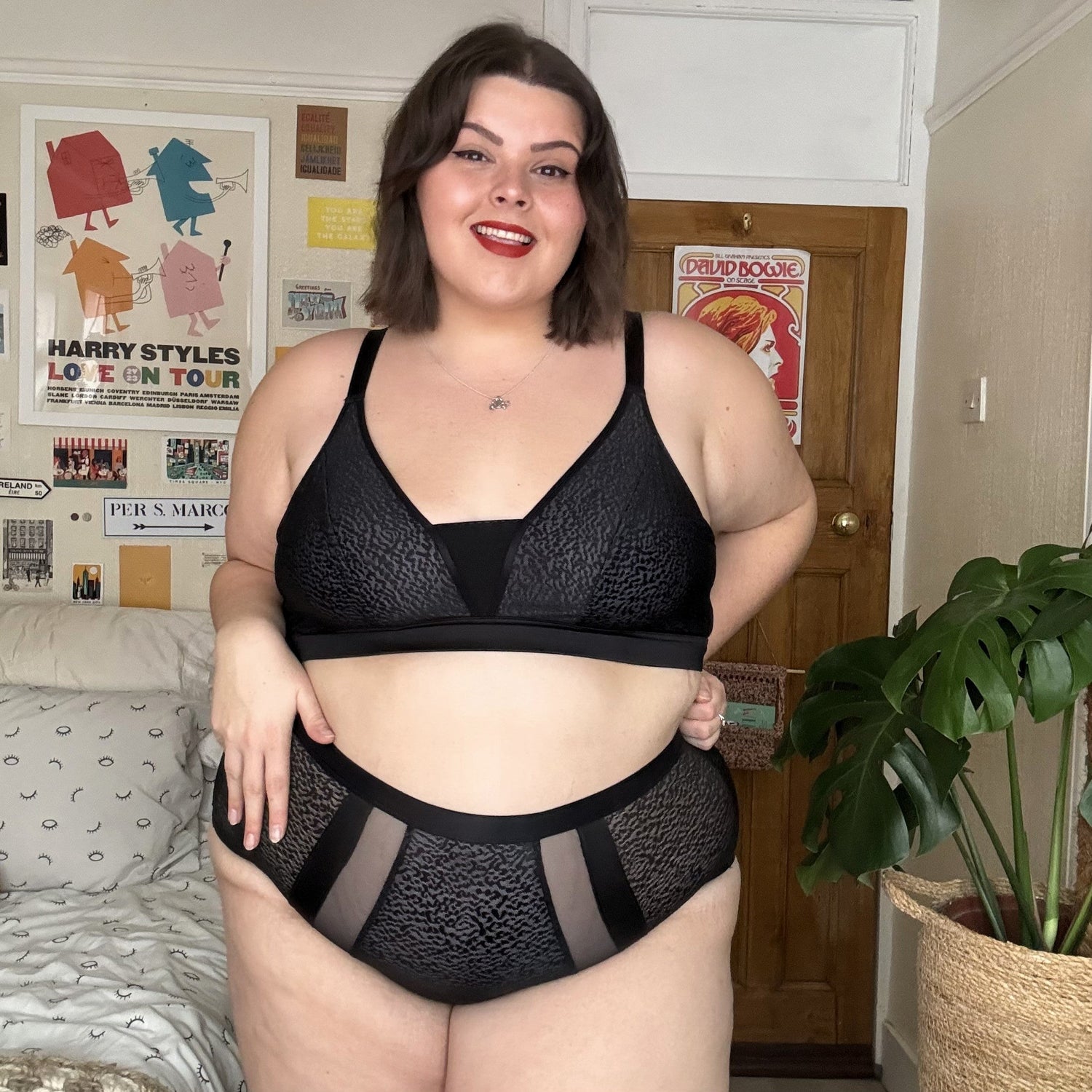 Organic Cotton Full Brief Knickers - Leopard