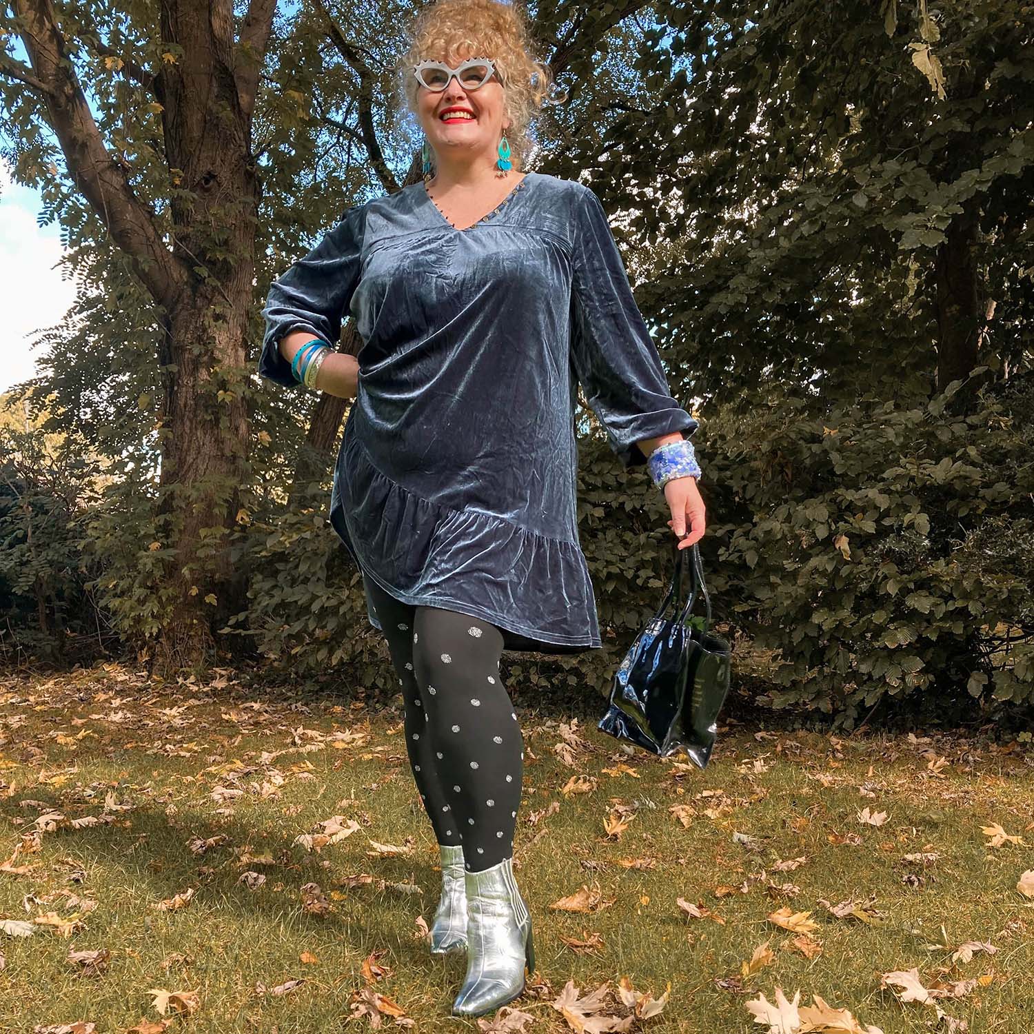 Christmas Tights - Polka Bear