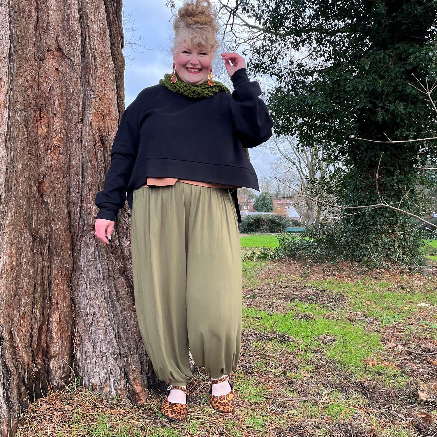 Claudette Trousers - Olive