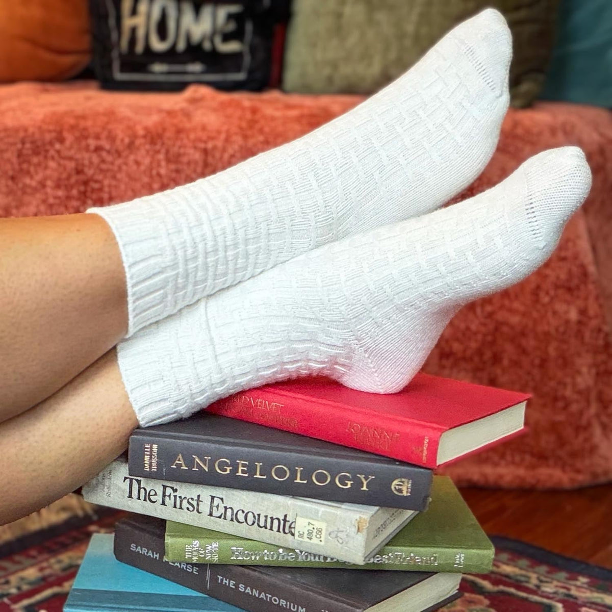 Everyday Crew Socks - 5 Pairs in White