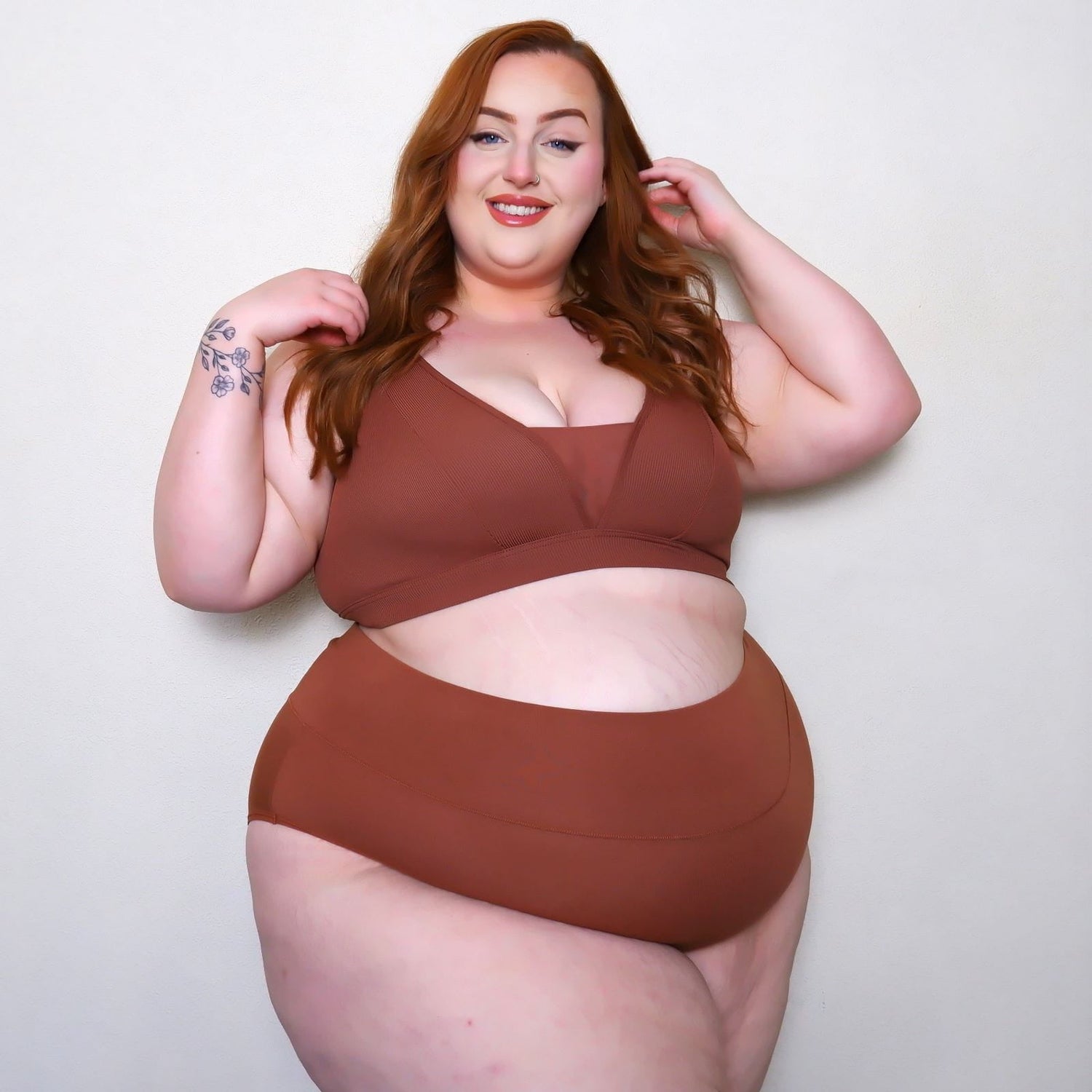 Organic Cotton Full Brief Knickers - Root Beer
