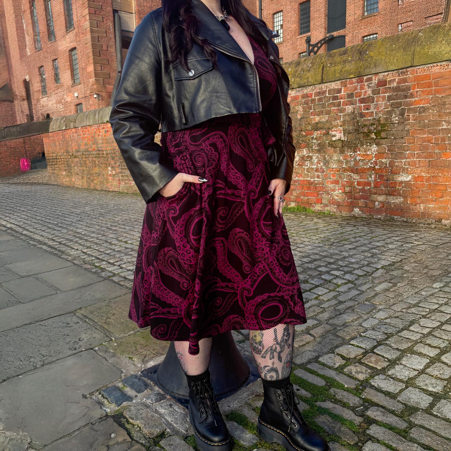 Wrap Dress - Kraken's Embrace