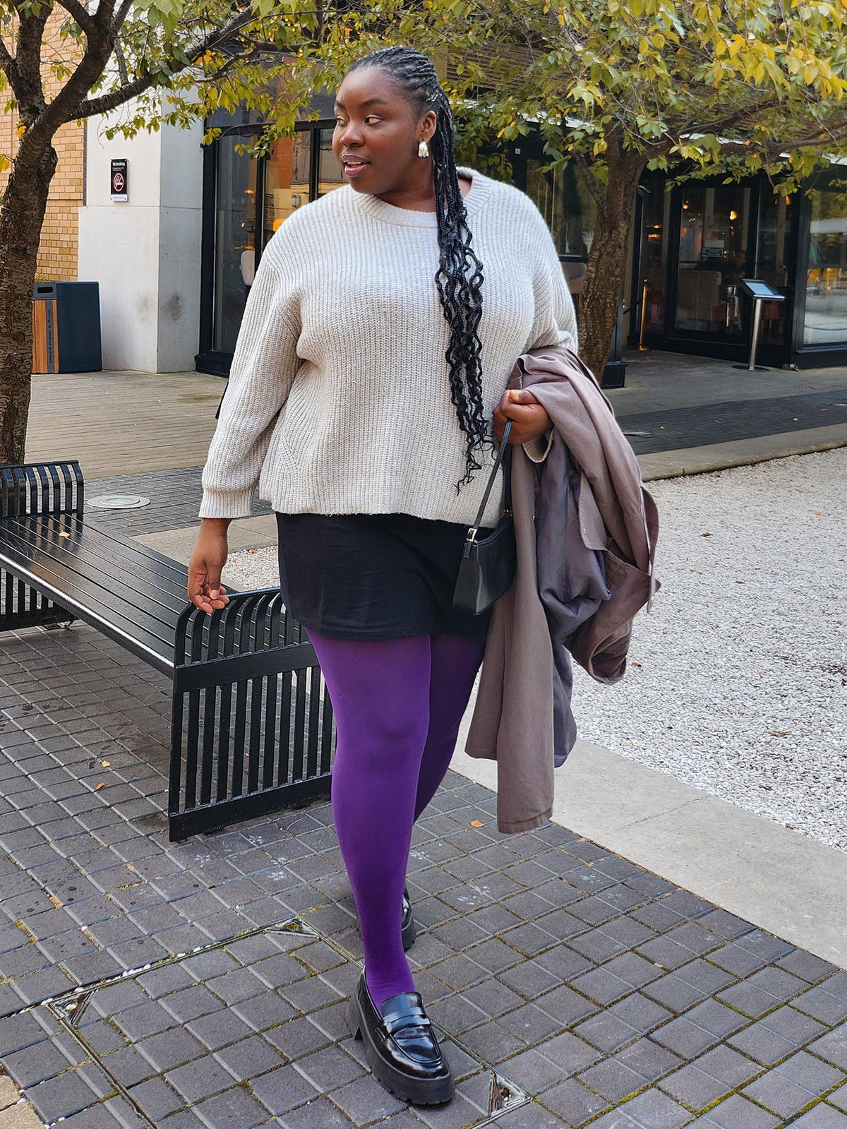 120 Denier Super-Opaque Tights - Fancy Darkness