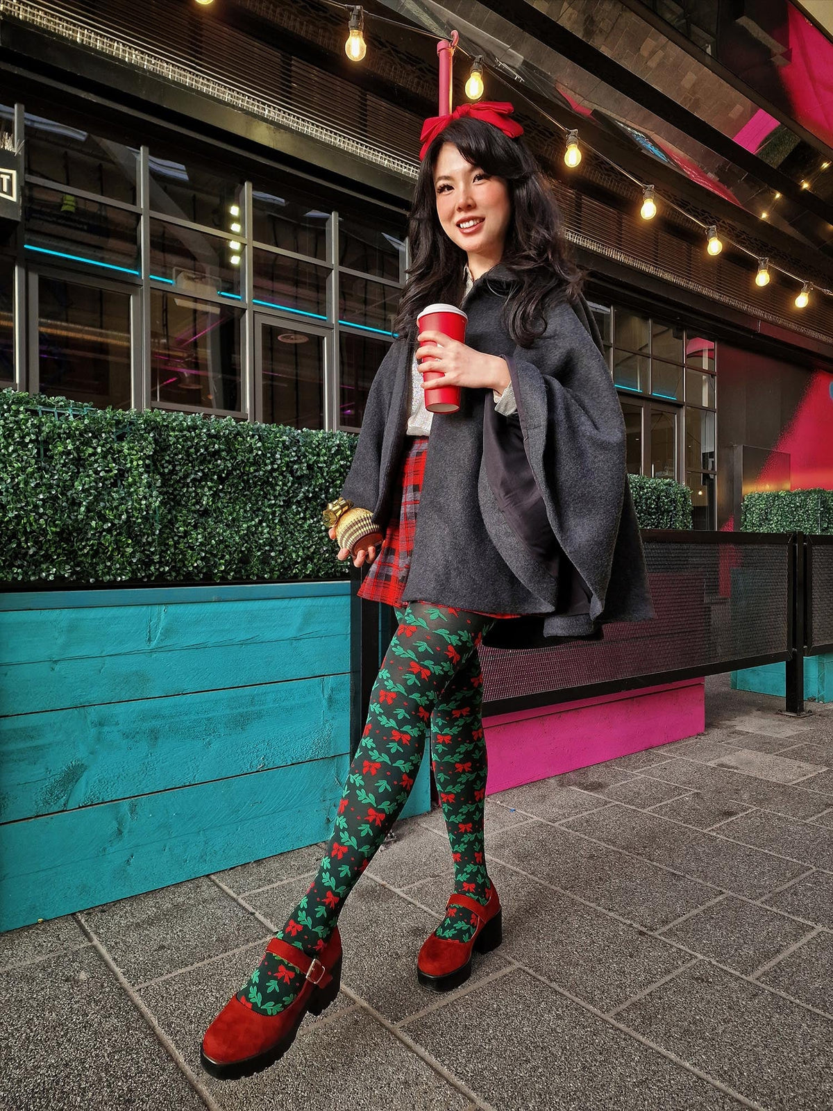 Holly Dolly Tights - Crocodile