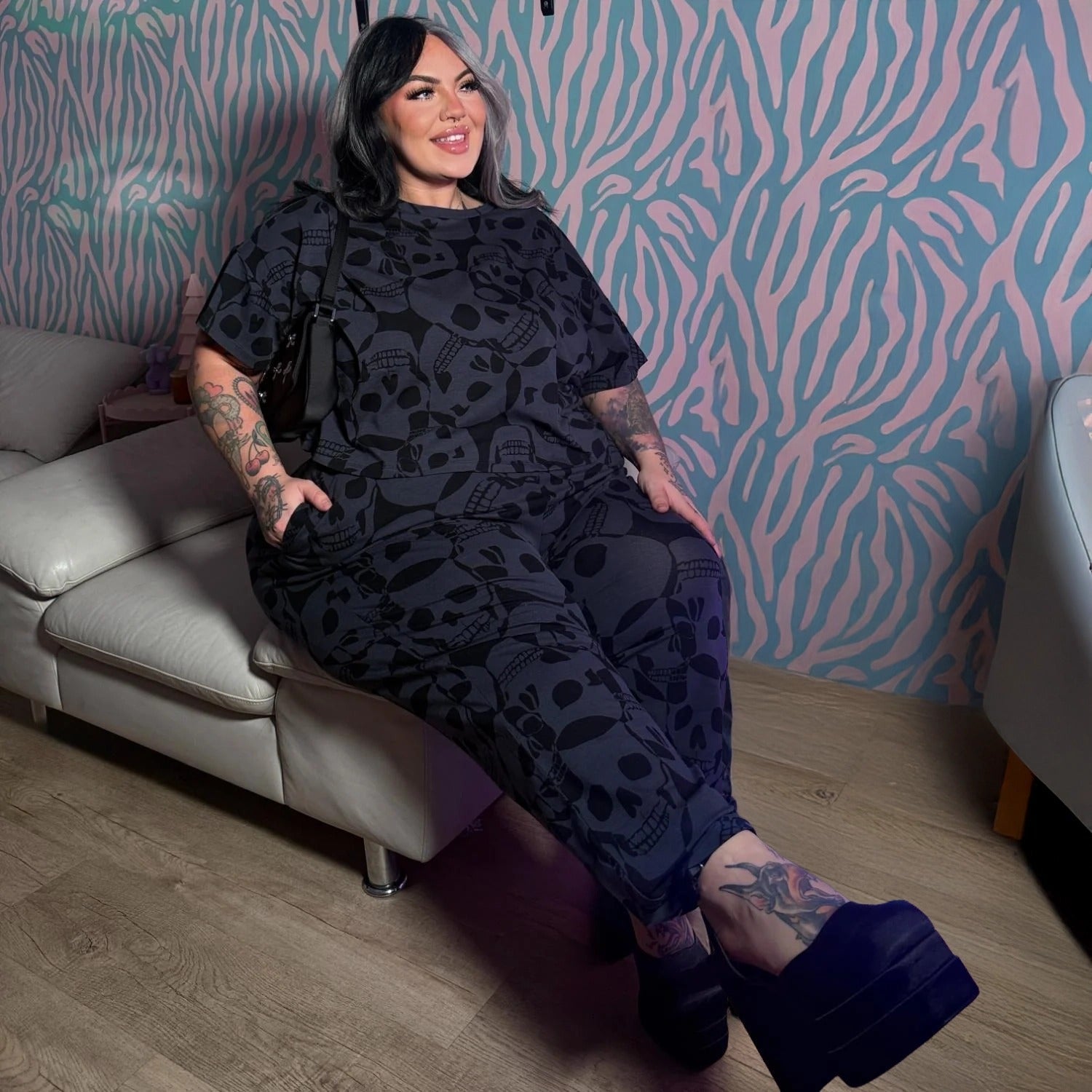 Organic Cotton PJ Bottoms - Catacomb