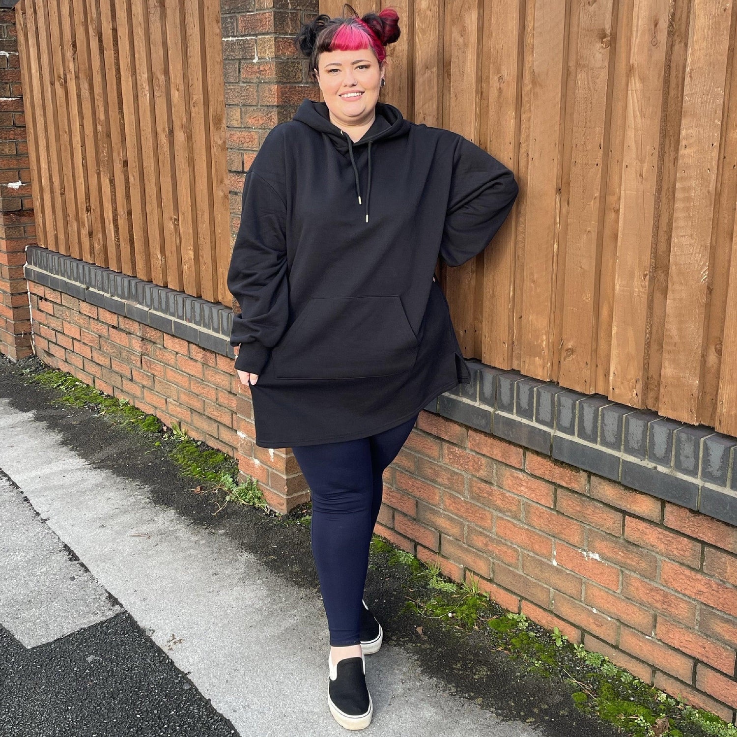 Longline Hoodie - Black - Snag