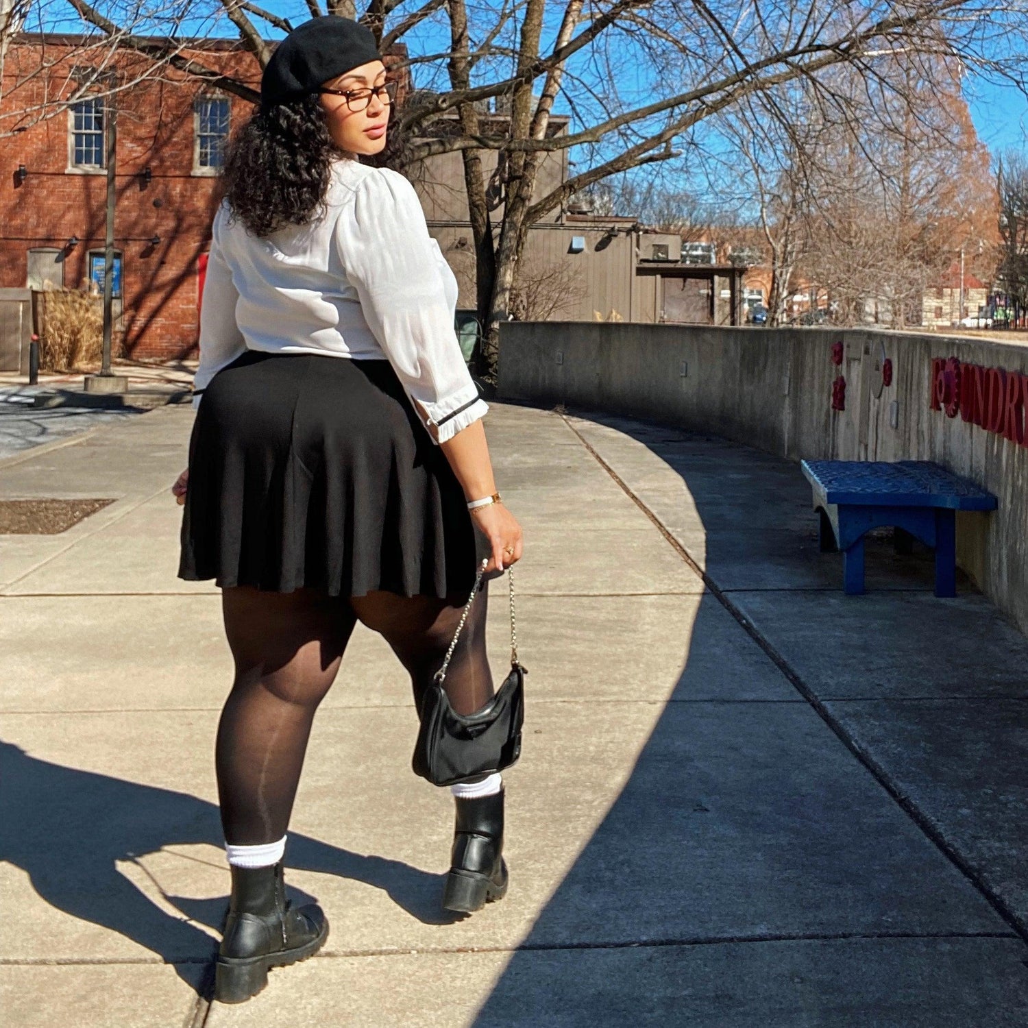 Mini-Flare Skirt - Black