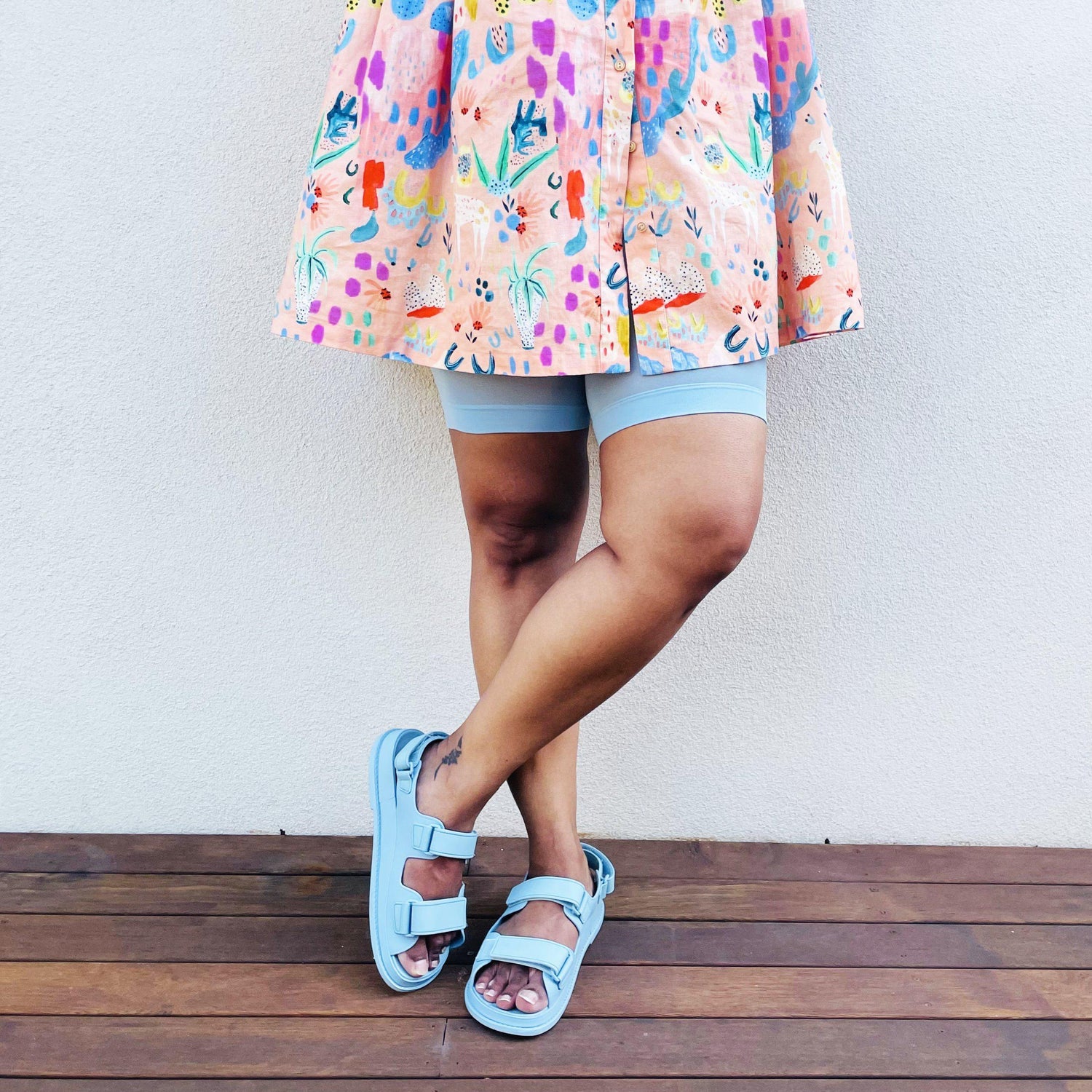 Stay Cool Chub Rub Shorts - Menthe Glacier