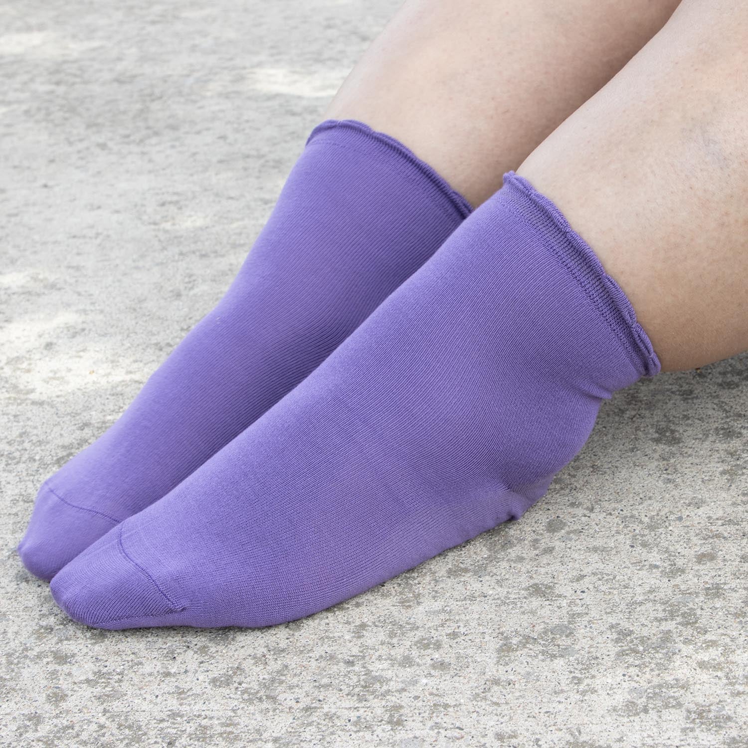 Bamboo Ankle Socks - 3 Pairs in Sea Urchin