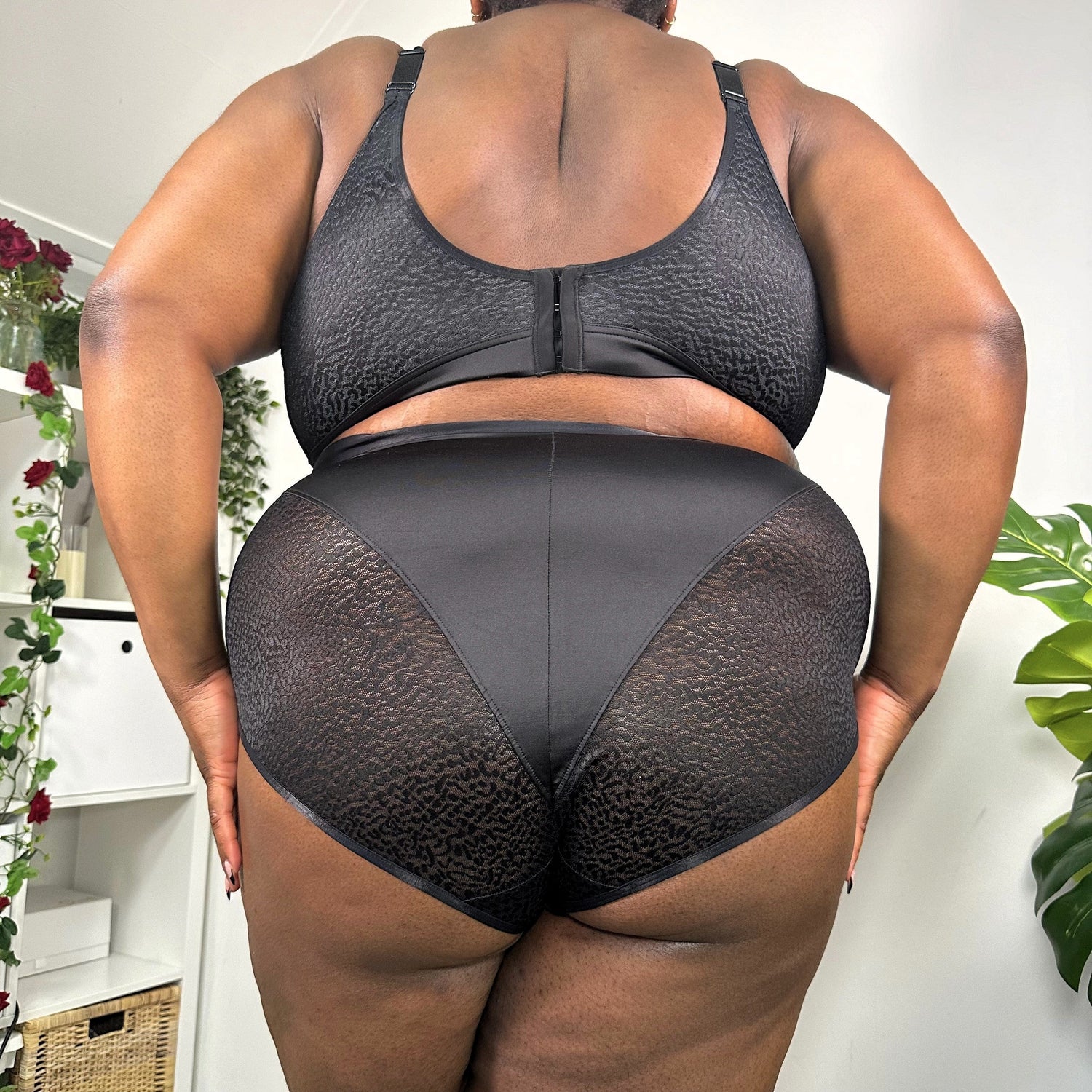 Organic Cotton Full Brief Knickers - Leopard
