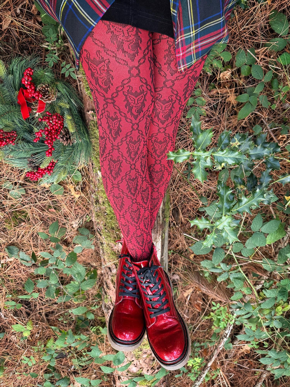 Krampusnacht Tights - Shepherd's Delight