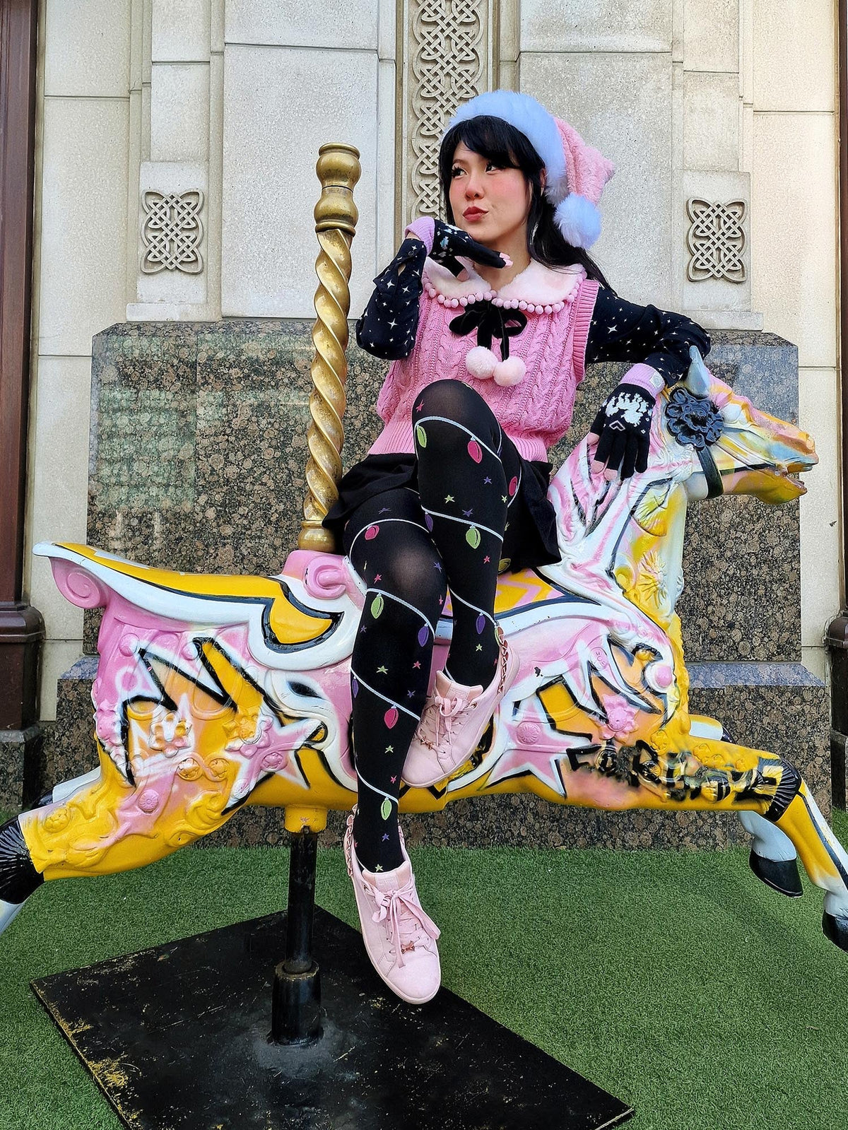 Glow Getter Tights - Black