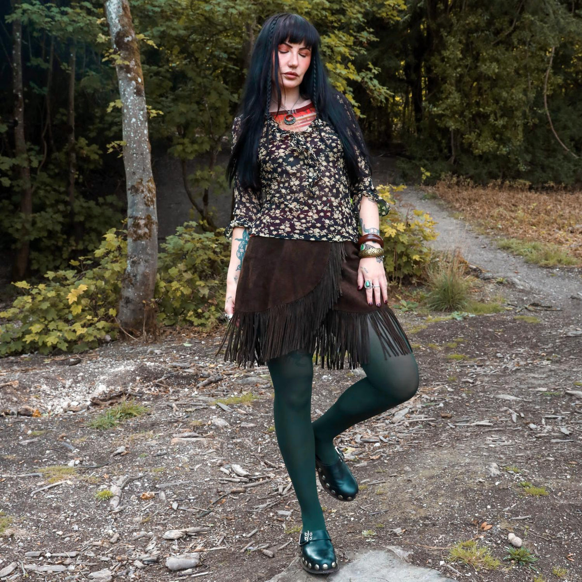 50 Denier Tights - Crocodile