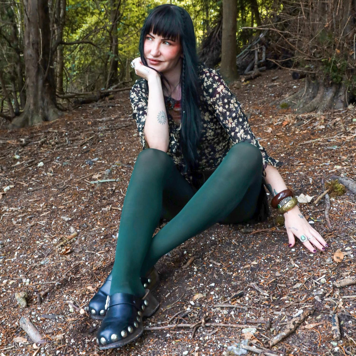 50 Denier Tights - Crocodile