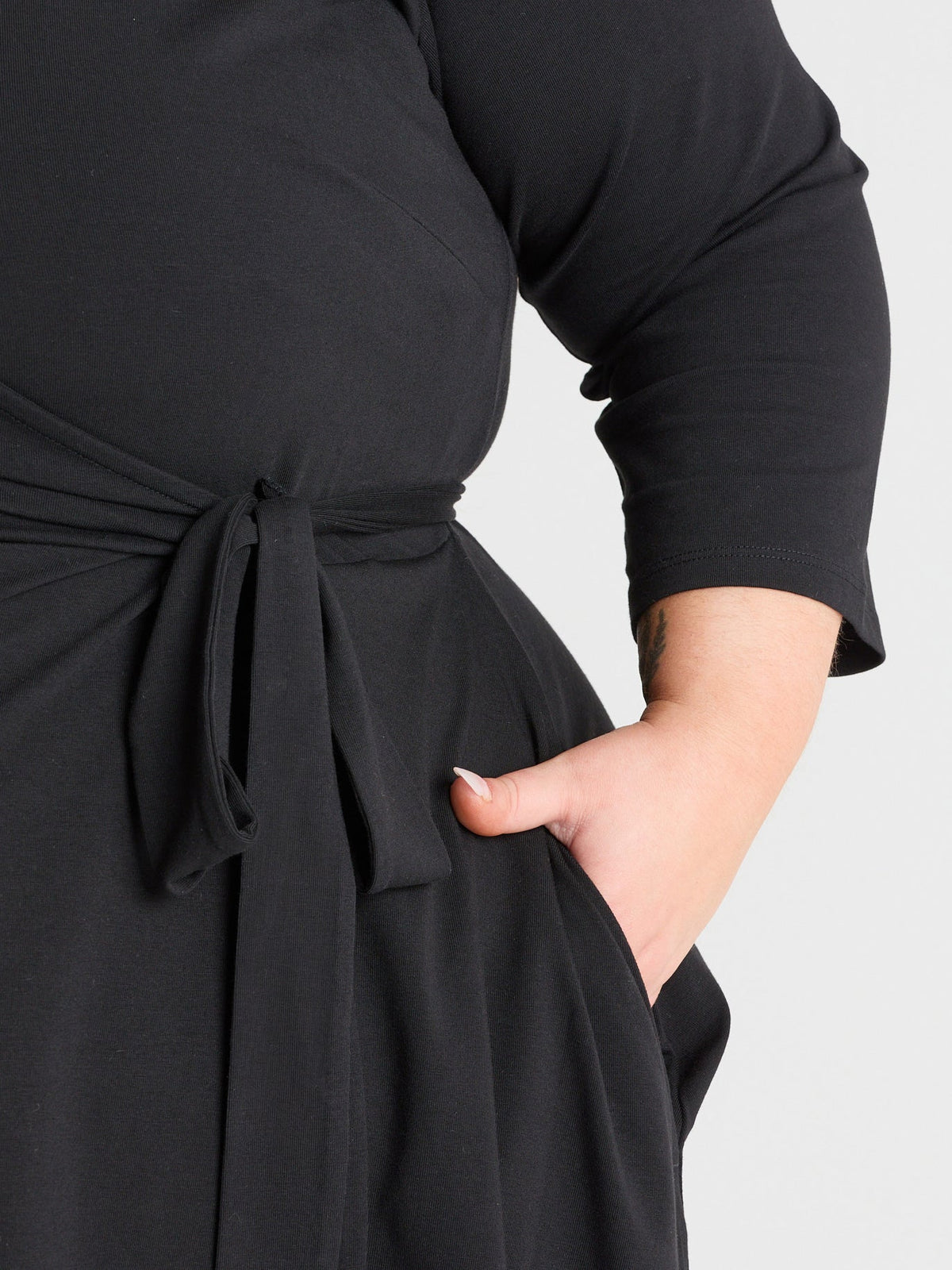Wrap Dress - Black