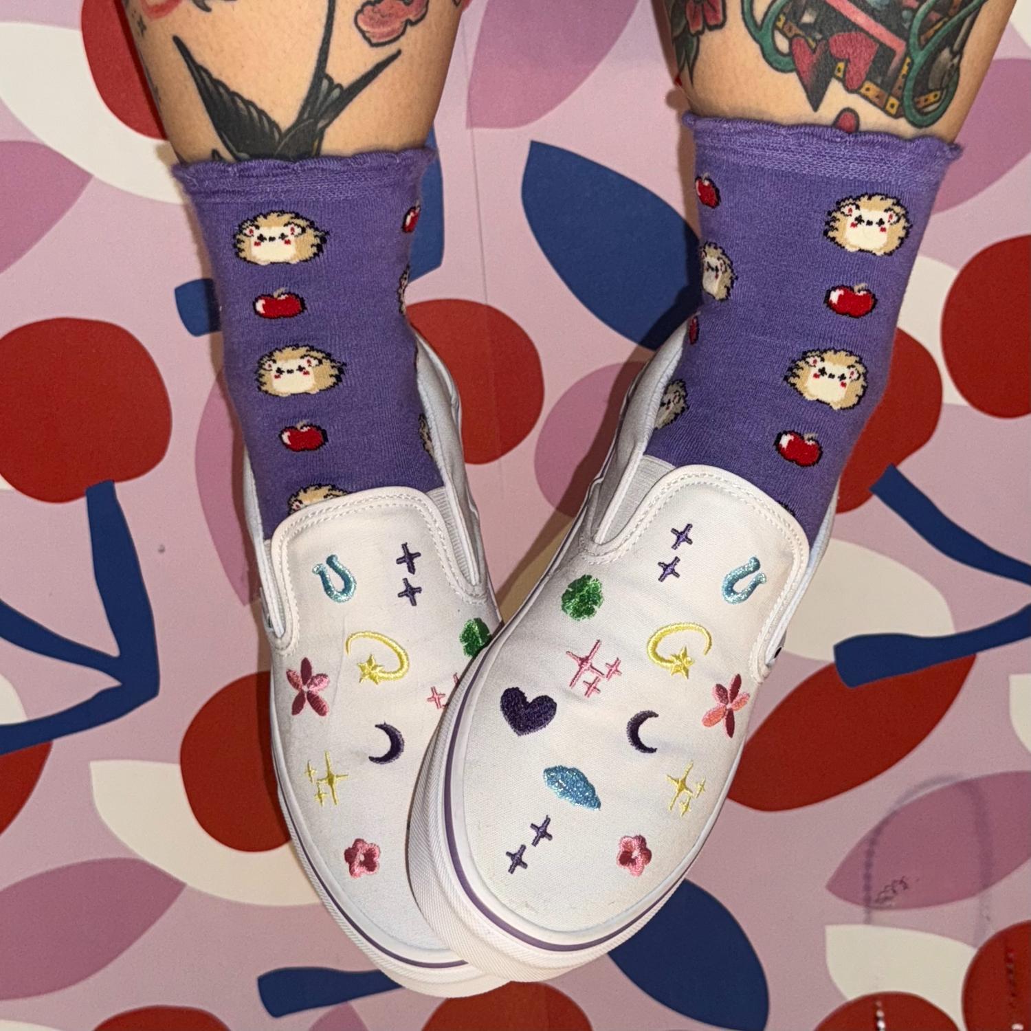 Bamboo Ankle Socks - Hedge Hugs