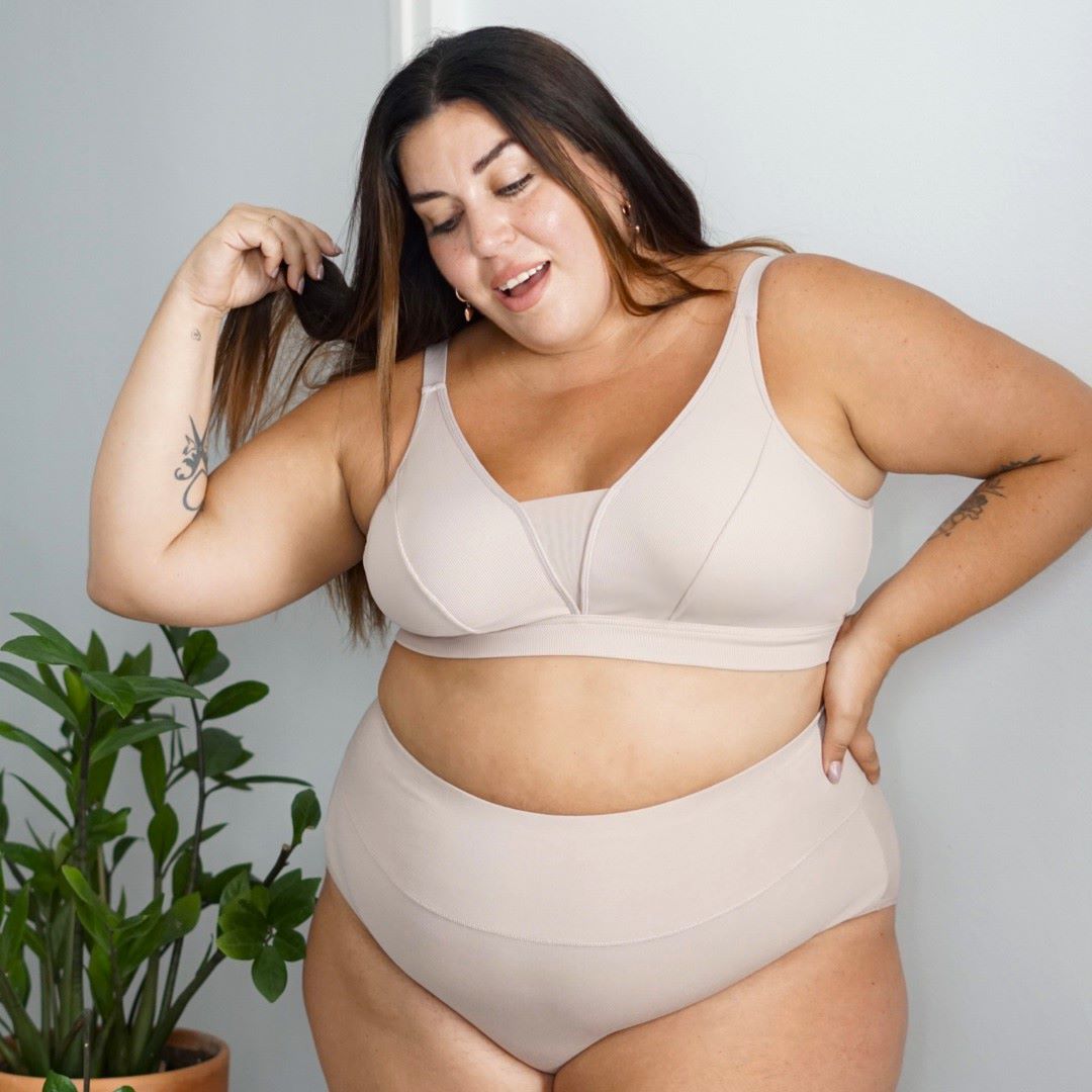 Organic Cotton Full Brief Knickers - Milk Bottle