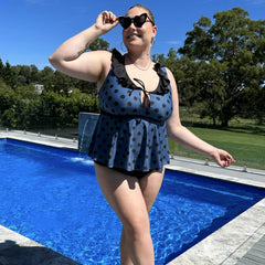 Beam Me Up Tankini Top - Polka - Snag